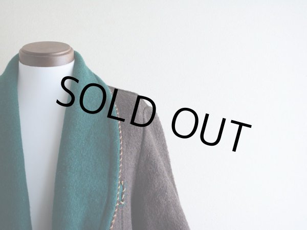 画像5: 1950s〜 スモーキングガウン　 実寸M  (5)