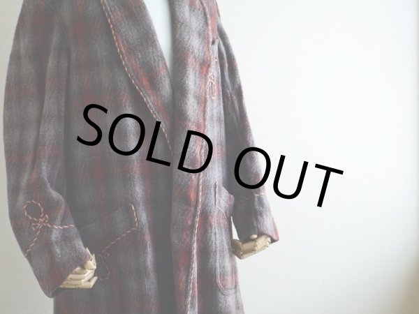 画像7: 1940s-50s スモーキングガウン  実寸ML  (7)