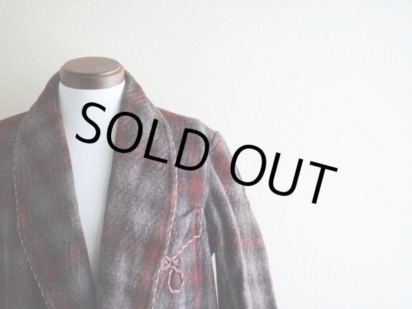 画像5: 1940s-50s スモーキングガウン  実寸ML  (5)