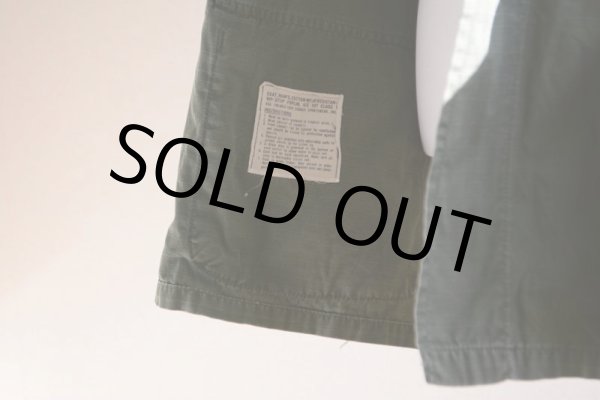 画像18: 1960s US.ARMY ジャングルファティーグジャケット/4th Type  表記MEDIUM-REGULAR  (18)