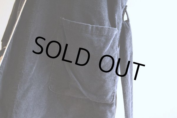 画像12: 1960s〜 Sears ブラックコーデュロイガウン  表記M  (12)