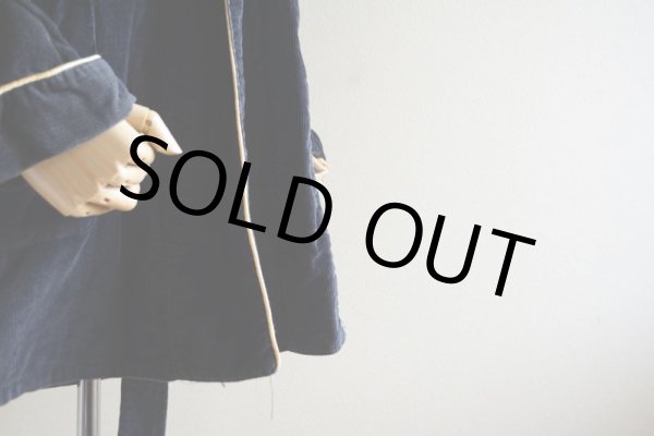 画像15: 1960s〜 Sears ブラックコーデュロイガウン  表記M  (15)