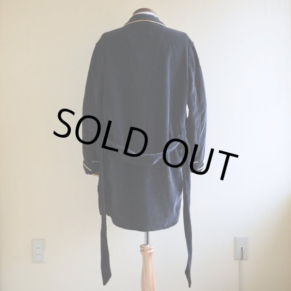 画像3: 1960s〜 Sears ブラックコーデュロイガウン  表記M  (3)