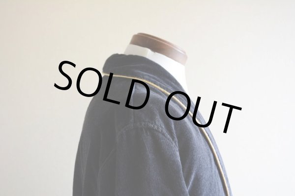 画像8: 1960s〜 Sears ブラックコーデュロイガウン  表記M  (8)