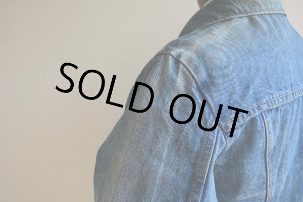 画像14: 1970s Lee デニムブッシュジャケット  表記M  (14)