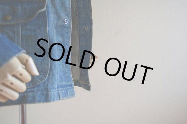 画像17: 1970s Lee デニムブッシュジャケット  表記M  (17)