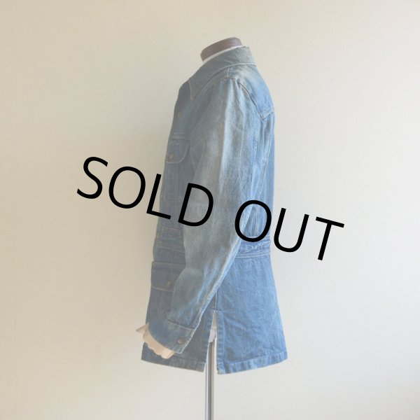 画像4: 1970s Lee デニムブッシュジャケット  表記M  (4)