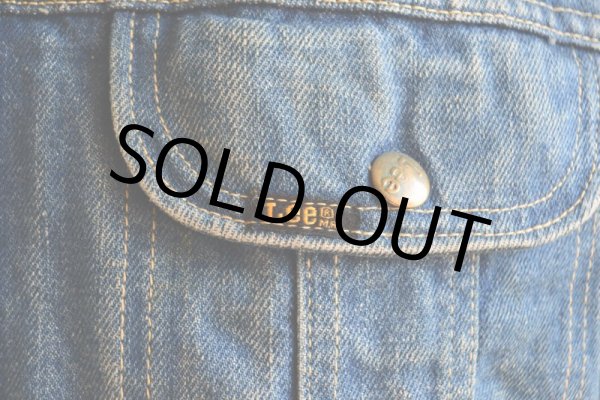 画像7: 1970s Lee デニムブッシュジャケット  表記M  (7)