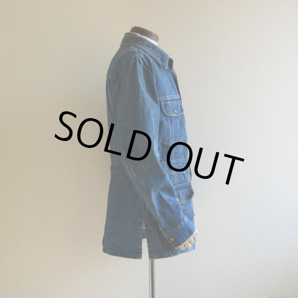 画像2: 1970s Lee デニムブッシュジャケット  表記M  (2)