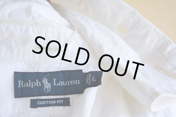 画像18: RalphLauren オックスフォードBDシャツ  表記L  (18)
