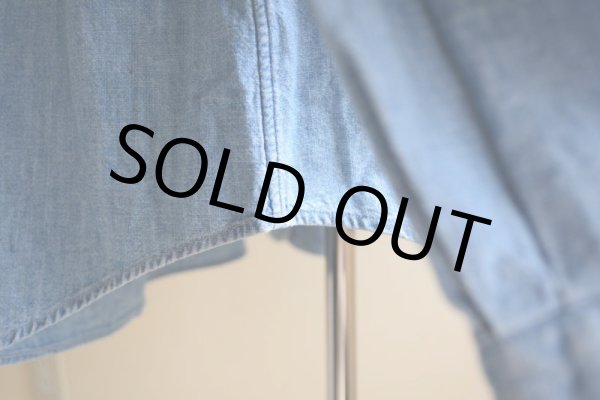 画像13: RalphLauren シャンブレークレリックシャツ  表記XL  (13)