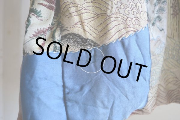 画像14: 1950s 西陣織スーベニアガウン　 表記L  (14)