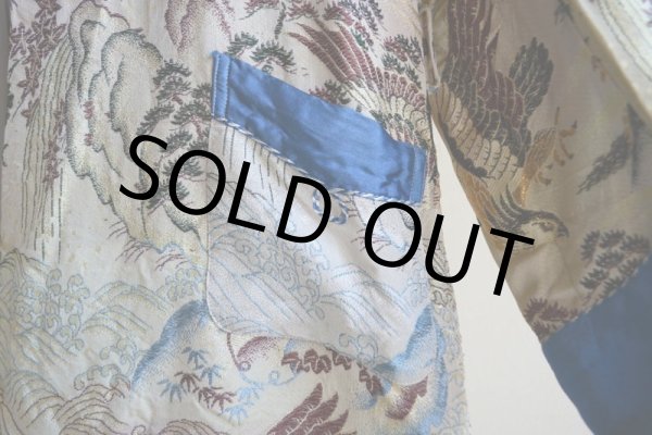 画像11: 1950s 西陣織スーベニアガウン　 表記L  (11)