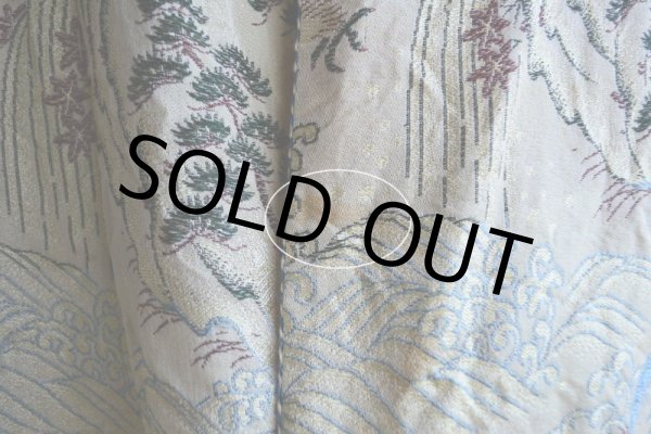 画像13: 1950s 西陣織スーベニアガウン　 表記L  (13)