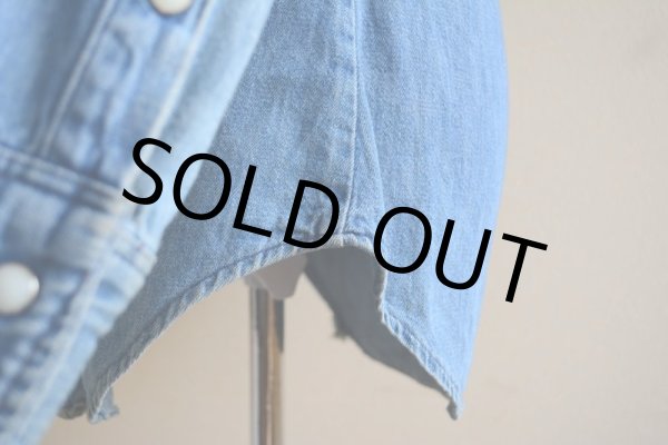 画像11: 1970s MAVERICK デニムウエスタンシャツ　 実寸S  (11)