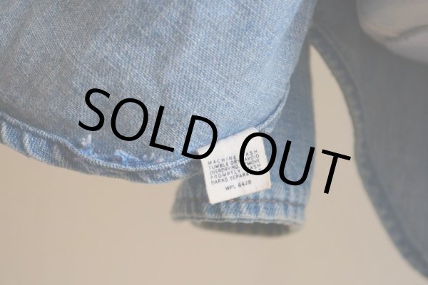 画像8: 1970s MAVERICK デニムウエスタンシャツ　 実寸S  (8)