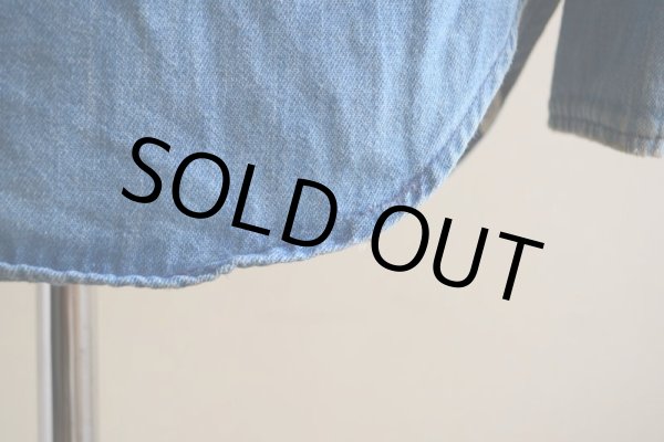 画像12: 1970s MAVERICK デニムウエスタンシャツ　 実寸S  (12)