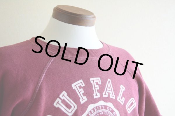 画像6: 1960s BUFFALO STATE カットオフスウェット　 実寸ML  (6)