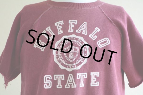 画像8: 1960s BUFFALO STATE カットオフスウェット　 実寸ML  (8)