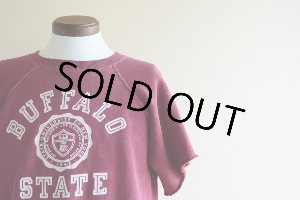 画像5: 1960s BUFFALO STATE カットオフスウェット　 実寸ML  (5)