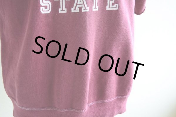 画像14: 1960s BUFFALO STATE カットオフスウェット　 実寸ML  (14)