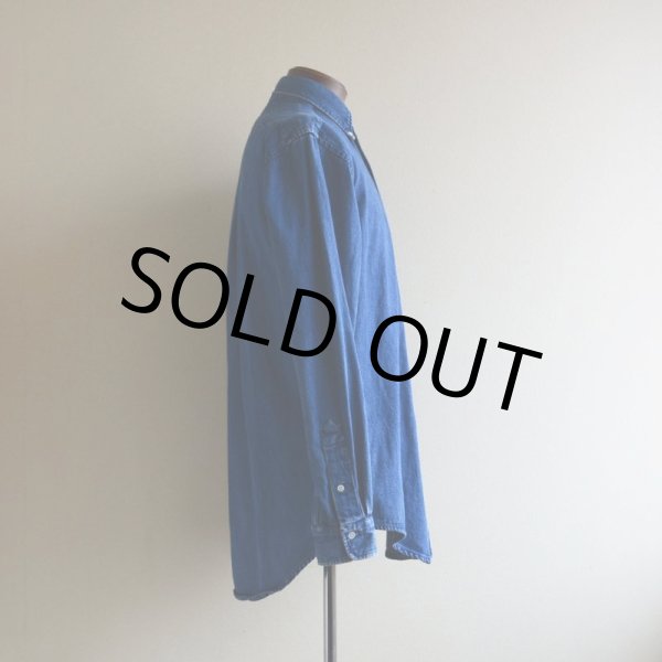 画像2: 1990s POLO COUNTRY デニムシャツ  MADE IN USA  表記S  (2)