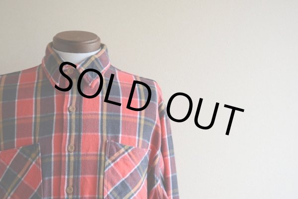 画像6: 1980s BIG MAC ヘビーネルシャツ  表記L  (6)