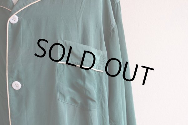 画像11: 1950s BRENT パジャマシャツ  表記C (L)  (11)