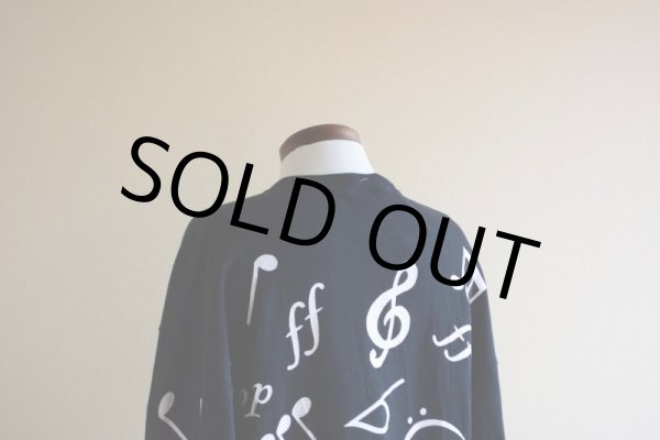 画像8: 1990s 音符柄スウェット　 表記XL  (8)