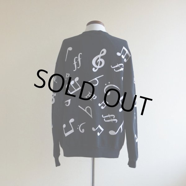 画像3: 1990s 音符柄スウェット　 表記XL  (3)