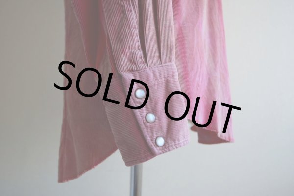 画像12: 1960s Tem-Tex コーデュロイウエスタンシャツ　 表記15 1/2  (12)