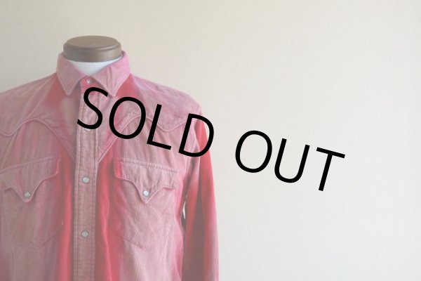 画像6: 1960s Tem-Tex コーデュロイウエスタンシャツ　 表記15 1/2  (6)