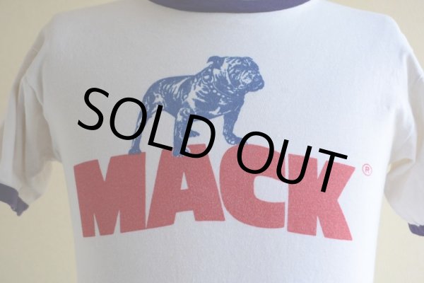 画像13: 1970s Champion MACK TRUCKS リンガーTシャツ  表記M  (13)