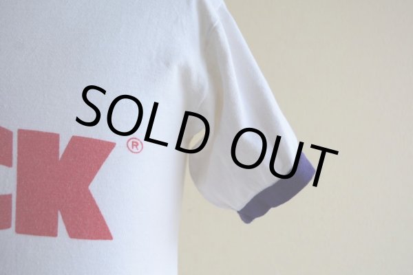 画像10: 1970s Champion MACK TRUCKS リンガーTシャツ  表記M  (10)