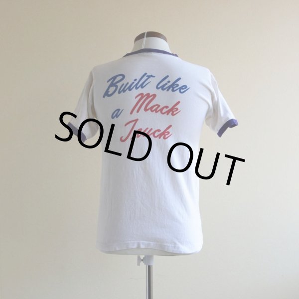 画像3: 1970s Champion MACK TRUCKS リンガーTシャツ  表記M  (3)