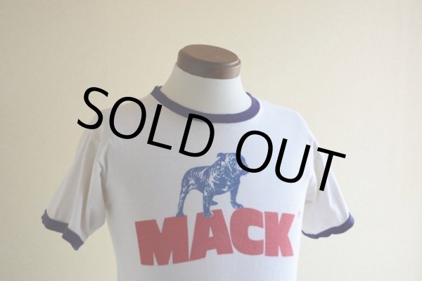 画像8: 1970s Champion MACK TRUCKS リンガーTシャツ  表記M  (8)