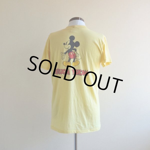 画像3: 1970s-80s  MICKEY MOUSE 両面プリントTシャツ　 表記L  (3)