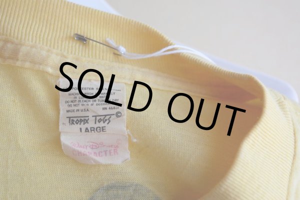 画像5: 1970s-80s  MICKEY MOUSE 両面プリントTシャツ　 表記L  (5)