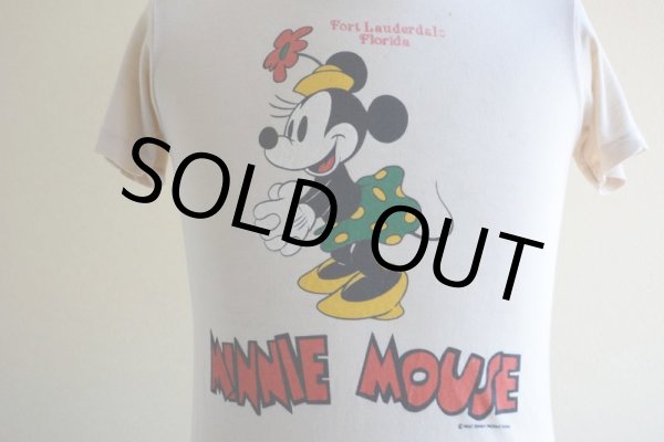 画像7: 1970s-80s  MINNIE MOUSE 両面プリントTシャツ　 表記S  (7)