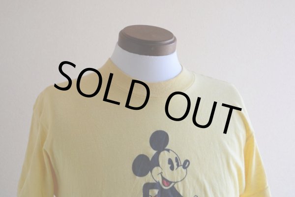 画像6: 1970s-80s  MICKEY MOUSE 両面プリントTシャツ　 表記L  (6)