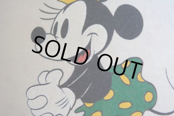 画像9: 1970s-80s  MINNIE MOUSE 両面プリントTシャツ　 表記S  (9)