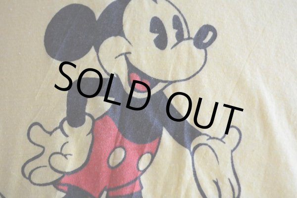 画像10: 1970s-80s  MICKEY MOUSE 両面プリントTシャツ　 表記L  (10)