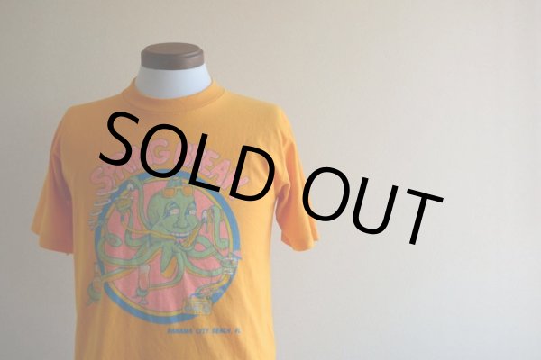 画像5: 1980s SPRING BREAK Tシャツ　 背面エアブラシペイント　 表記M  (5)