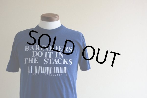 画像5: 1980s BARCODERS DO IT IN THE STACKS Tシャツ　 両面プリント　 実寸ML  (5)