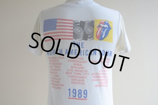 画像13: 1980s The Rolling Stones STEEL WHEELS 1989 Tour Tシャツ　 表記M  (13)