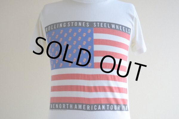 画像6: 1980s The Rolling Stones STEEL WHEELS 1989 Tour Tシャツ　 表記M  (6)