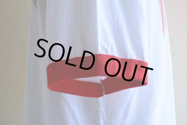 画像11: 1980s WISCONSIN Bucky Badger リンガーTシャツ　 両面プリント　 表記XL  (11)