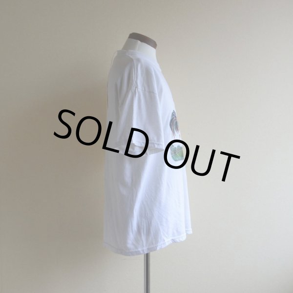 画像2: 1990s 庭には2羽ニワトリがいるTシャツ  表記L  (2)