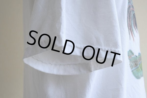 画像10: 1990s 庭には2羽ニワトリがいるTシャツ  表記L  (10)