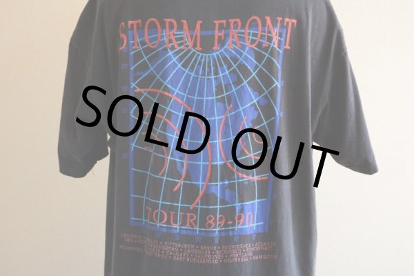 画像12: 1980s BILLY JOEL STORM FRONT 89-90 Tour Tシャツ　 表記XL  (12)